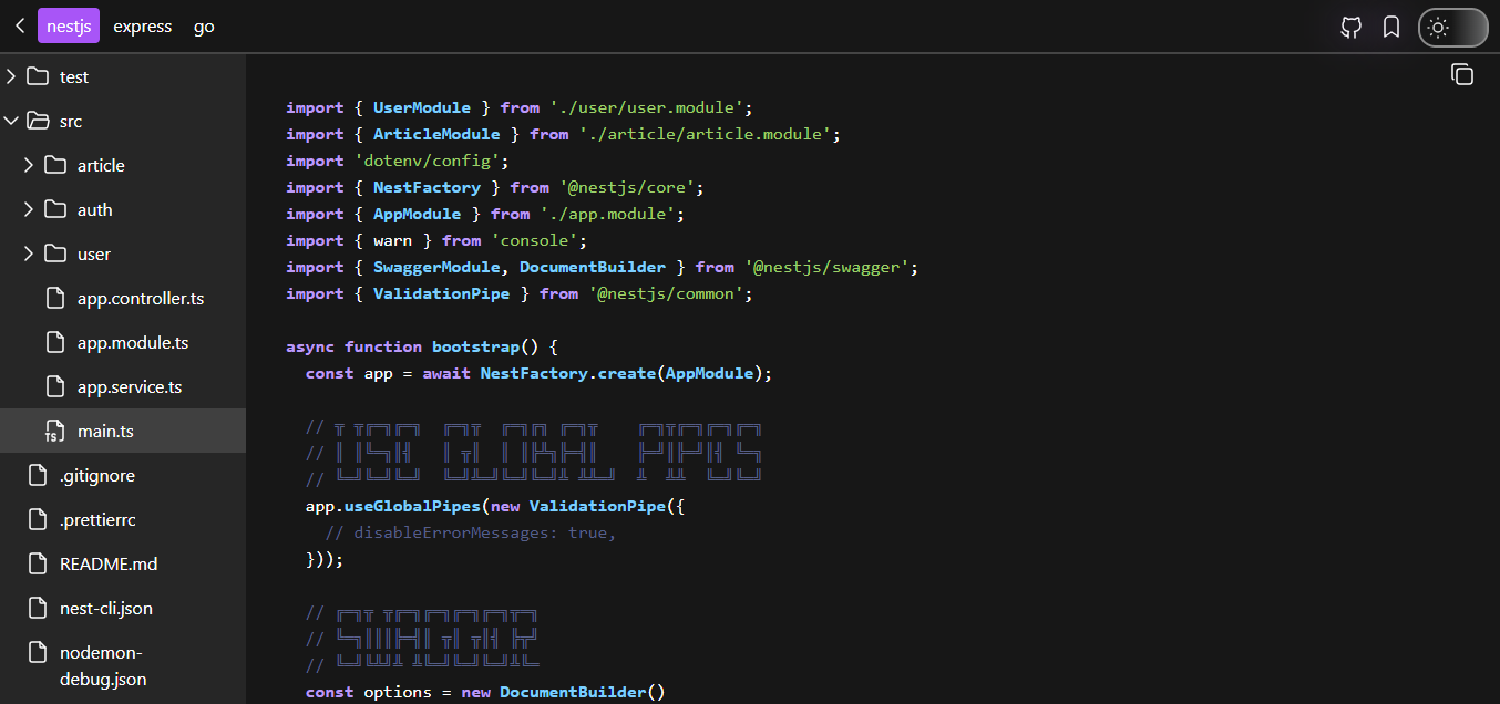 Project image